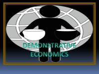 Demonstrative Economics